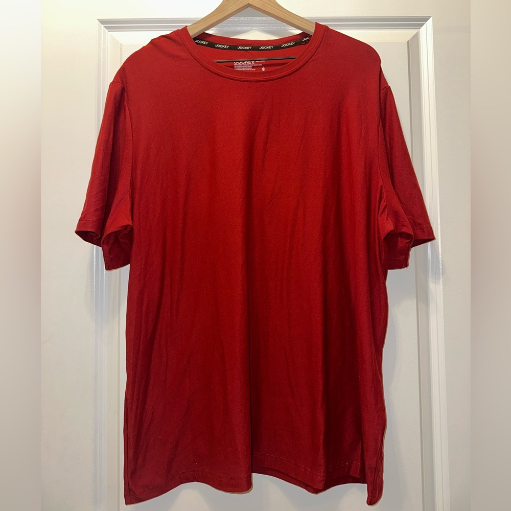 Jockey Classic Red Men's Ultra Soft Short Sleeve Tee